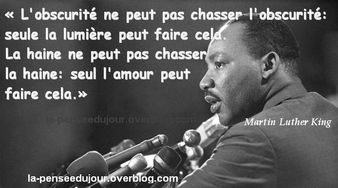 Extraits du discours de Martin Luther King du 10 décembre 1964 lors de la cérémonie du prix Nobel de la Paix.