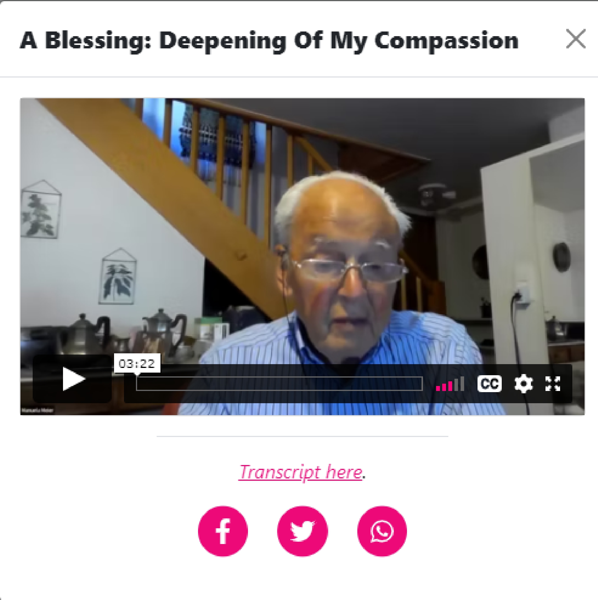 A Blessing: Deepening Of My Compassion