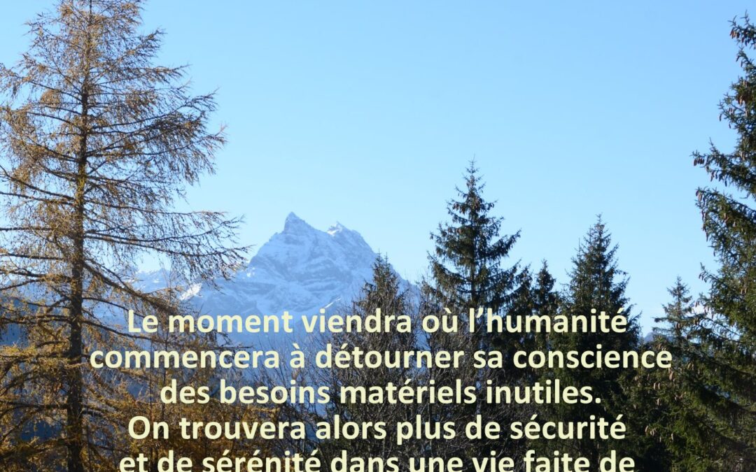 Sens de la vie et simplicité de vie