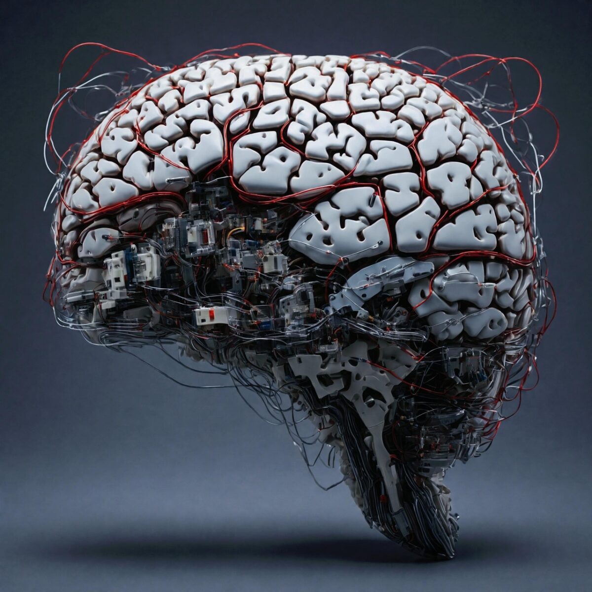 Photo by hbfarhan1000 ai generated, human, brain, wired, cables, computer cable, data, speed, traffic, transportation, copy space, downloading, bandwidth, blurred motion, close-up, digitally generated image, virtual reality, wireless technology, business finance and industry, computer network, electronics industry, fiber optic, light beam, background