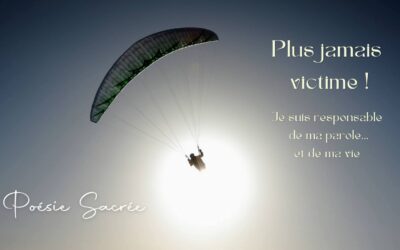 Plus Jamais Victime! Je suis responsable de ma parole… et de ma vie